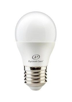 Лампа светодиодная RS LED G45 E27 8W 220-240V 2700К 8Вт шар 800лм Ra 90 15010445048