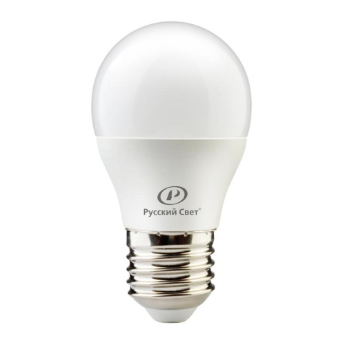 Лампа светодиодная RS LED G45 E27 6W 220-240V 4000К 6Вт шар 600лм Ra 90 15010445047