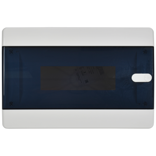 UNION Compact Корпус пластиковый ЩРН-П-12 IP41 черная прозрачная дверь IEK
