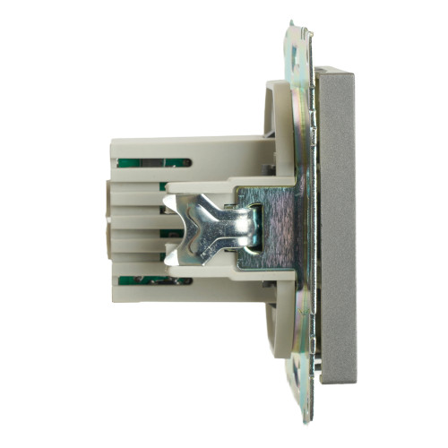 Розетка 2-местная USB (механизм), 250В, 2,1А, серия Катрин, графит, GLS10-7115-06 Розетка 2-местная USB (механизм), 250В, 2,1А, серия Катрин, графит, GLS10-7115-06
