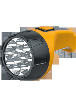 Фонарь светодиодный/ Фонарь светодиодный NPT-CP05-ACCU 12+10LED аккумуляторный с вилкой для зарядки пластик