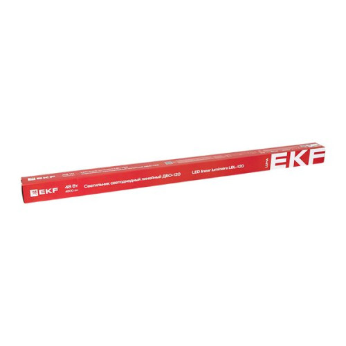 ДБО-120 48Вт черный 4000К 1180x65x70 IP20 LUMA EKF