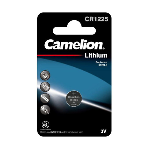 Элемент питания литиевый CR1225 BL-1 (блист.1шт) Camelion 3608 Элемент питания литиевый CR1225 BL-1 (блист.1шт) Camelion 3608