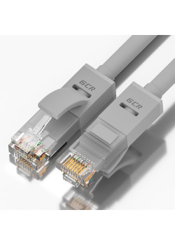 Greenconnect RJ45(m) - RJ45(m) Cat. 5e U/UTP PVC 0.2м серый