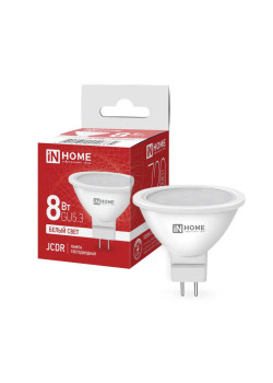 Лампа светодиодная LED-JCDR-VC 8Вт рефлектор 4000К нейтр. бел. GU5.3 720лм 230В IN HOME 4690612020334