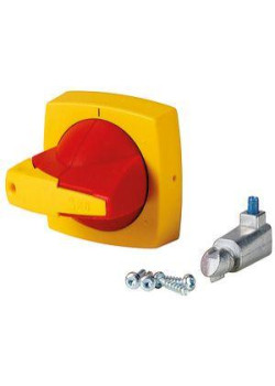 Рукоять D-типа; монтаж на дверь под ось 6х6 K1DR/P красн./желт. EATON 1818030