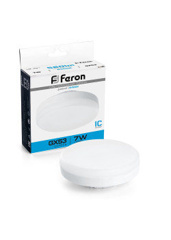 Лампа светодиодная Feron LB-451 GX53 7W 175-265V 6400K