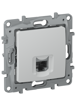 IEKETIKA Розетка компьютерная RJ45 категория 5Е UTP 6716411 галька IEK