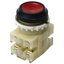 КЕ-012 У3 исп.3, красный, 2з+2р, цилиндр, IP40, 10А, 660В, выключатель кнопочный  (ЭТ)