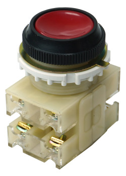 КЕ-012 У3 исп.3, красный, 2з+2р, цилиндр, IP40, 10А, 660В, выключатель кнопочный  (ЭТ)