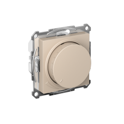 ATLASDESIGN СВЕТОРЕГУЛЯТОР (диммер) поворотно-нажимной, LED, RC, 400Вт, механизм, ПЕСОЧНЫЙ