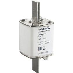 Плавкая вставка тип gG габарит 2 250А GENERICA (Предохранитель gG 2 250А)