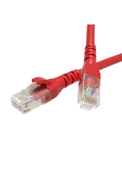 Патч-корд неэкранированный CAT6 U/UTP 4х2, LSZH, красный, 7.0м