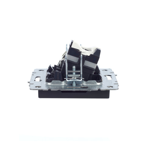 BRITE Розетка двойная TV+RJ45 кат.5E РТВ/РК12-БрГ графит IEK BRITE Розетка двойная TV+RJ45 кат.5E РТВ/РК12-БрГ графит IEK