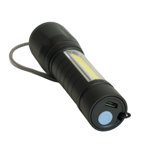 Фонарь ручной Feron TH2408 с аккумулятором USB ZOOM Фонарь ручной Feron TH2408 с аккумулятором USB ZOOM