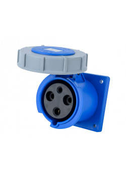Розетка для скрытой проводки РЩ-103 433W 2Р+РЕ 63А 220В IP67
