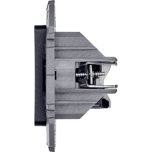 INSPIRIA Розетка компьютерная двойная RJ45 категория 5Е UTP антрацит