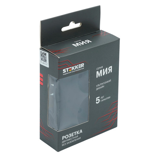 Розетка 2-местная с защитной шторкой (механизм), STEKKER, б/з, 250В, 16А, серия Мия, RST16-3109-01, белая магнолия Розетка 2-местная с защитной шторкой (механизм), STEKKER, б/з, 250В, 16А, серия Мия, RST16-3109-01, белая магнолия