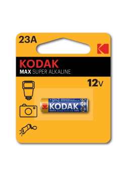 Элемент питания алкалиновый A23/MN21/8LR932 12В MAX SUPER Alkaline (блист. 1шт) KODAK Б0017778