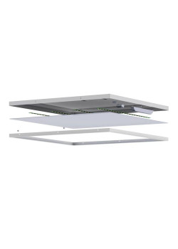 Светильник светодиодный AVRORA-90 32 4000К IP20 588х588х25 CRI80 opal-sand встраив. грильято бел. CSVT ЦБ-00006944