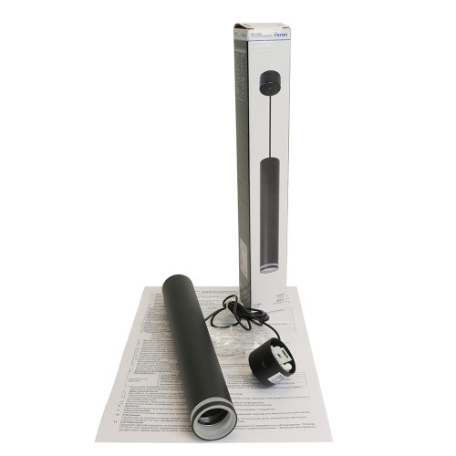 Светильник потолочный Feron ML1008 Barrel LUNA levitation на подвесе MR11 35W 230V, черный 40*250 Светильник потолочный Feron ML1008 Barrel LUNA levitation на подвесе MR11 35W 230V, черный 40*250