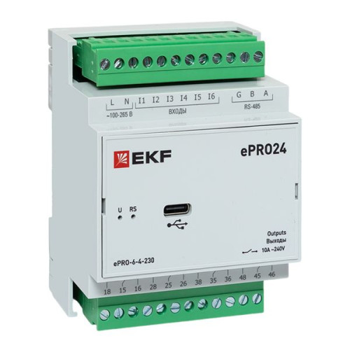 Модуль расширения ePRO24 удаленного управления 6вх\4вых 230В EKF PROxim