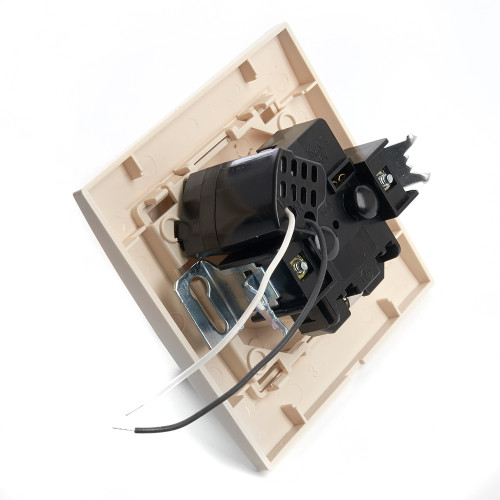 Розетка 1-местная с/з, STEKKER, PST16-9011-02 250В, 16А с защитной шторкой и с USB, серия Эрна, слоновая кость Розетка 1-местная с/з, STEKKER, PST16-9011-02 250В, 16А с защитной шторкой и с USB, серия Эрна, слоновая кость