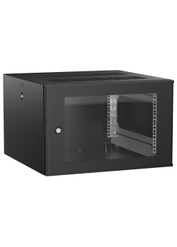 ITK UNITBOX W Шкаф настенный 6U 600х600мм дверь стеклянная черный
