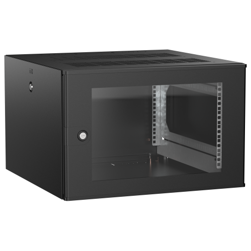 ITK UNITBOX W Шкаф настенный 6U 600х600мм дверь стеклянная черный