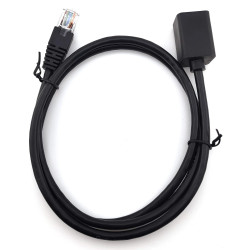 Патч-корд Buro BU-C5EXTND-2M-B UTP cat.5E 2м черный RJ-45 (m)-RJ-45 (f)