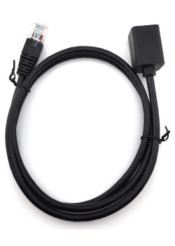 Патч-корд Buro BU-C5EXTND-2M-B UTP cat.5E 2м черный RJ-45 (m)-RJ-45 (f)