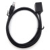 Патч-корд Buro BU-C5EXTND-2M-B UTP cat.5E 2м черный RJ-45 (m)-RJ-45 (f)