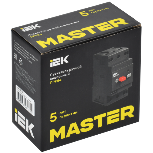 Пускатель ПРК64-63 In=64А Ir=40-63А Ue 690В MASTER IEK