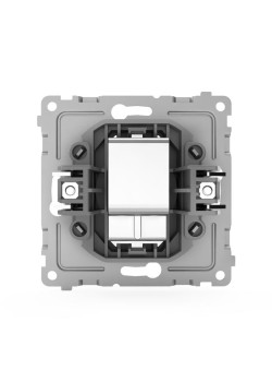 Розетка TV проходная СП Pixel 4DB механизм алюм. TOKOV ELECTRIC TKE-PX-A1P-C03