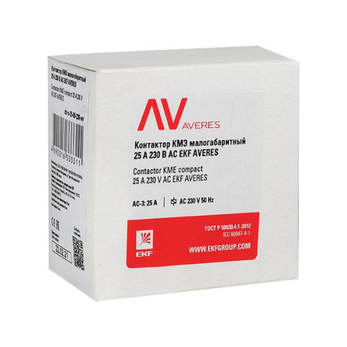КМЭ 30А 400В АС EKF AVERES