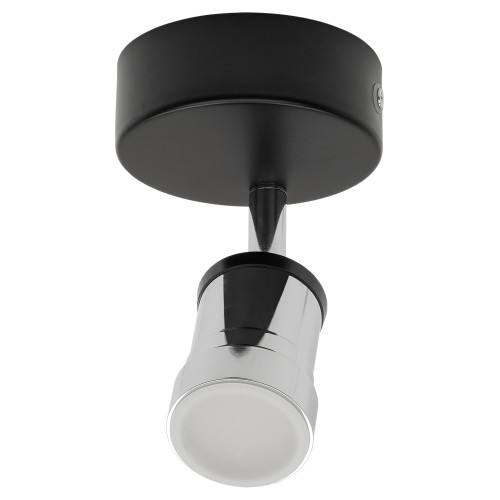 Спот LED СНС 5Вт, 3000 K, 230 В, 50 Гц, IP44, Костус, черный/хром TDM
