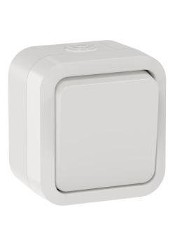TORS Выключатель кнопочный 10А IP55 TS310 белый IEK