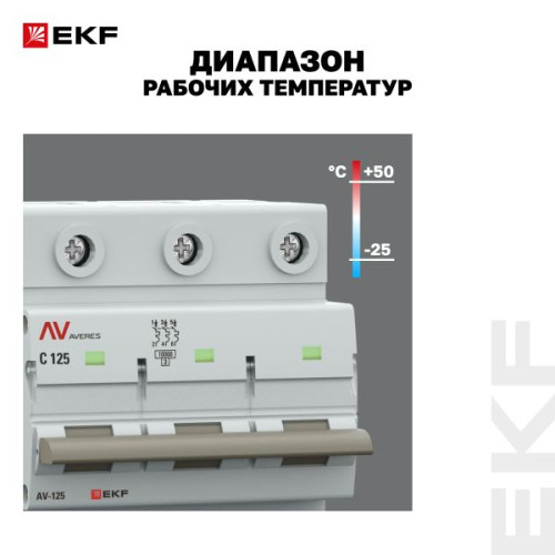 AV-125 3P 125A (C) 10kA EKF AVERES AV-125 3P 125A (C) 10kA EKF AVERES