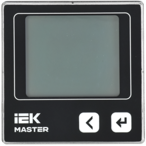 Амперметр цифровой щитовой однофазный RS-485 72х72 LCD MASTER IEK Амперметр цифровой щитовой однофазный RS-485 72х72 LCD MASTER IEK