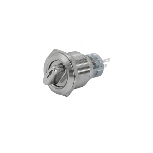 GQ22-L-11X/33/S, металл, 1NO+1NC, на 3 положения без фиксации I-О-II, d22мм, IP40, переключатель  (ЭТ)