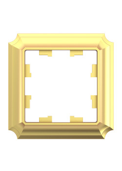 ATLASDESIGN ANTIQUE 1-постовая РАМКА, ЗОЛОТО
