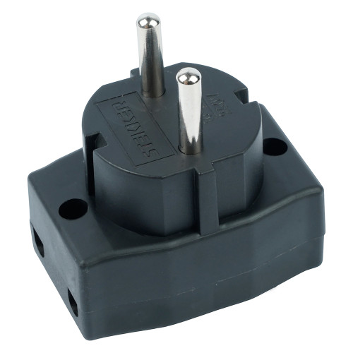 Разветвитель сетевой 3-местный компактный б/з STEKKER ADP10-16-20, 250V, 10A, черный Разветвитель сетевой 3-местный компактный б/з STEKKER ADP10-16-20, 250V, 10A, черный