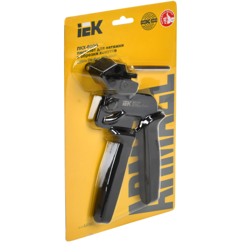 ARMA2L 3 Пистолет для затяжки и обрезки хомутов ПКХ-600G IEK ARMA2L 3 Пистолет для затяжки и обрезки хомутов ПКХ-600G IEK