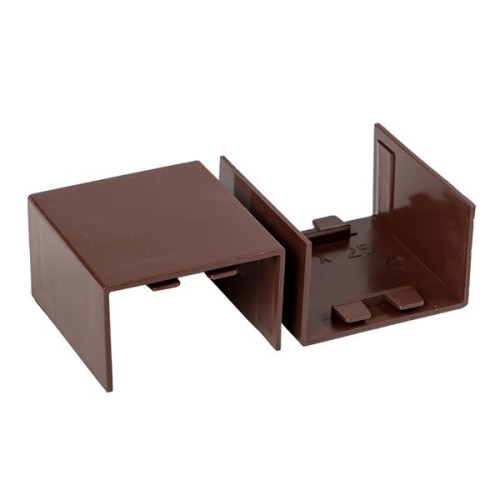 Соединитель (40x25) (4 шт) темн. дерево EKF-Plast