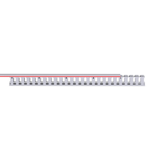 Короб перфорированный, серый RL12 25x40 Короб перфорированный, серый RL12 25x40