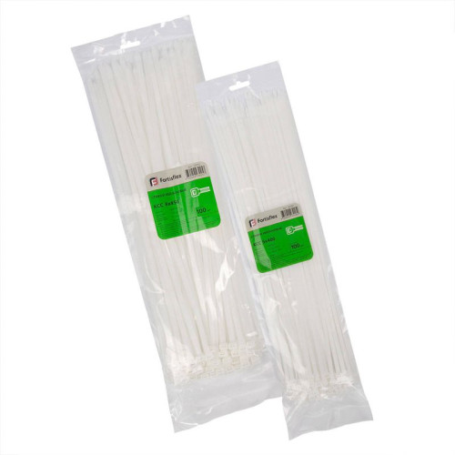 Хомут нейлоновый КСС 12х500 бел. (уп.100шт) Fortisflex 89901 Хомут нейлоновый КСС 12х500 бел. (уп.100шт) Fortisflex 89901