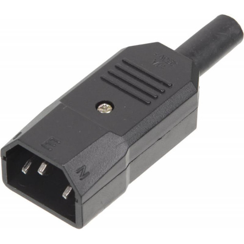 Вилка Lanmaster LAN-IEC-320-C14 IEC 60320 C14 10A 250V black Вилка Lanmaster LAN-IEC-320-C14 IEC 60320 C14 10A 250V black