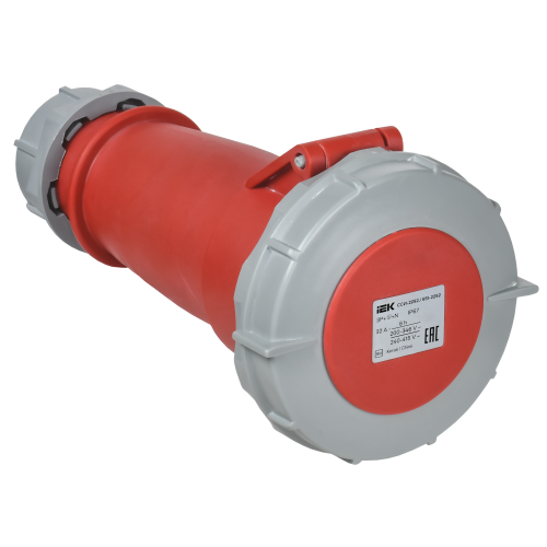 Розетка переносная ССИ-2252 32А-6ч 380В 3P+PE+N IP67 IEK
