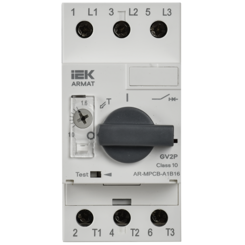 ARMAT Автоматический выключатель защиты двигателя A1 GV2P 1-1,6А IEK
