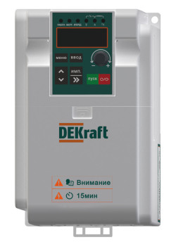Преобразователь частоты DEKV060-2.2./3.7кВт 3 фазы 380В с торм. модулем